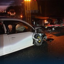 Bergnet aangereden tijdens beveiligen pechvoertuig N702 Hogering Almere