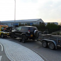 Slepen 4x4 met aanhangwagen