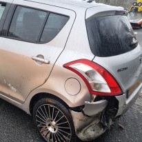 Autoschade door gladheid