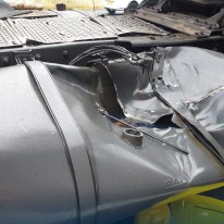 Berging gekantelde vrachtwagen A27 Eemnes
