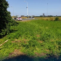 Automobilist mist bocht bij oprit A6 Almere Buiten