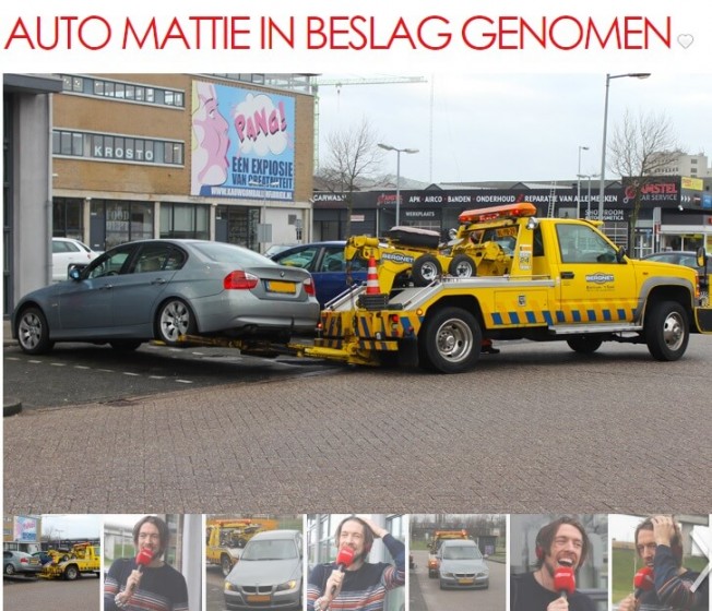 Bergnet in ochtendshow van Mattie en Wietze Qmusic Bergnet in ochtendshow van Mattie en Wietze Qmusic