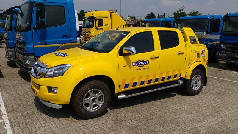 Nieuw in de vloot: Isuzu D-Max pechhulp- en parkeergaragevoertuig