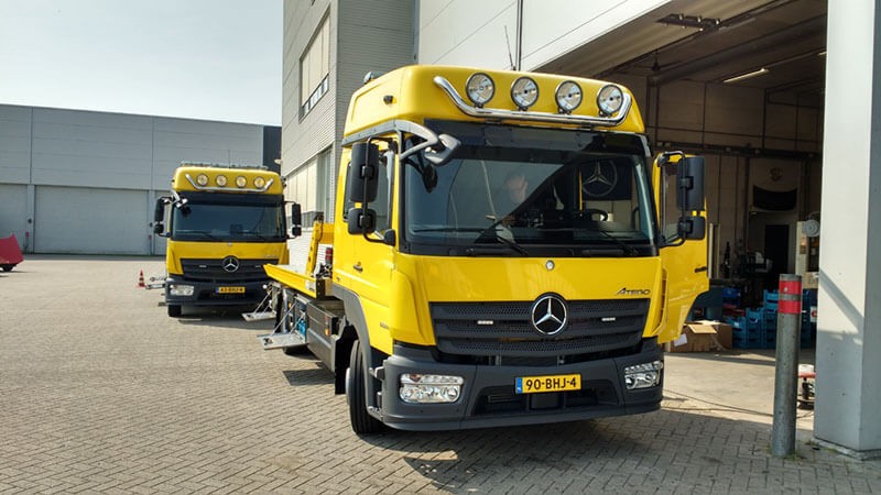 Uitbreiding wagenpark met Mercedes-Benz Atego 1224 bergingsvoertuigen