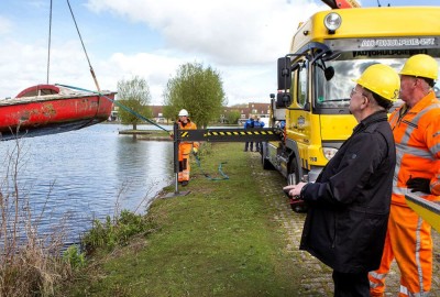 Bergnet verwijdert "spookboten" voor gemeente Lelystad Bergnet verwijdert "spookboten" voor gemeente Lelystad